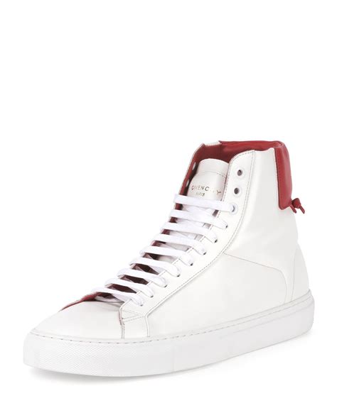 givenchy urban street sneakers red|givenchy jaw high white sneakers.